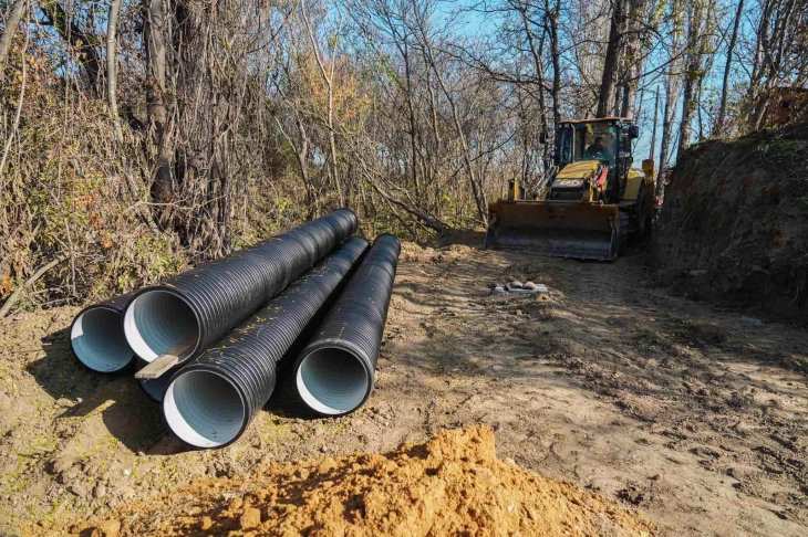 Во велешката населба Речани започна изградба на фекална канализација