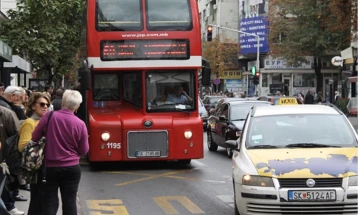 Скопје и утрово со редуциран јавен превоз