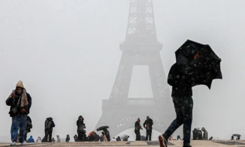 Eiffel Tower shut as heavy snow brings disruption to Germany, France