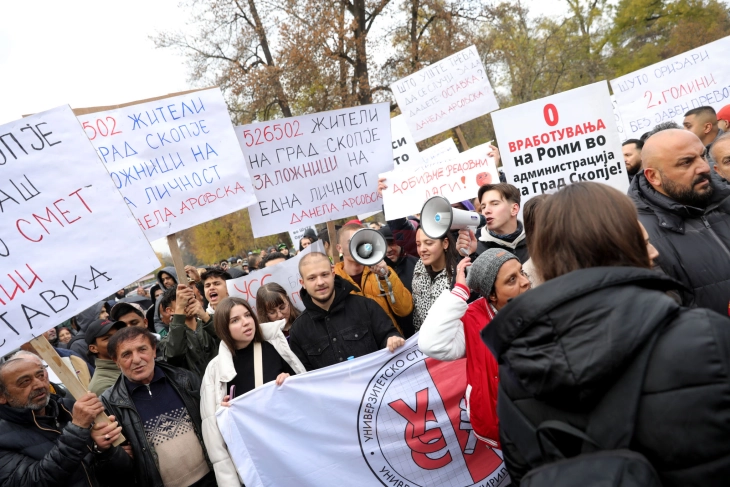 Протест во Скопје: Апел да се набават нови автобуси и да се пуштат нови автобуски линии