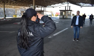 Директорот на БЈБ Јанев во посета на граничните премини Богородица и Дојран