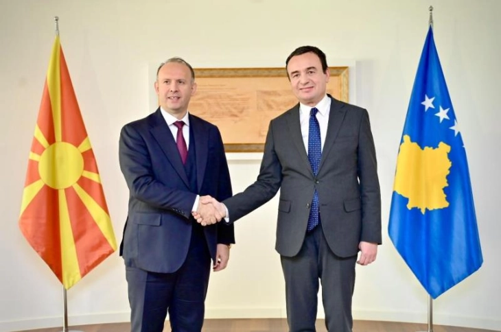 Gashi – Kurti: North Macedonia and Kosovo share vision for stable Western Balkans