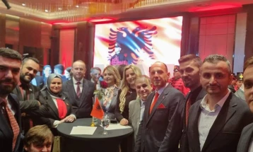 Kryetari i Alternativës,   Ibrahimi, në pritjen e organizuar nga Ambasadori i Shqipërisë, Denion Mejdani