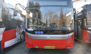 NQP u bë me gjashtë autobusë të rinj ekologjik, donacion nga Bashkimi Evropian