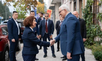 Siljanovska Davkova meets with Montenegro's Parliament Speaker Mandic