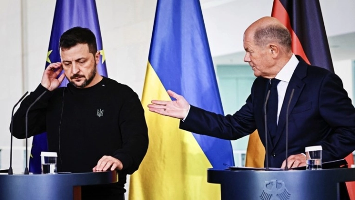 Scholz again assures Zelensky of Germany's support for Ukraine