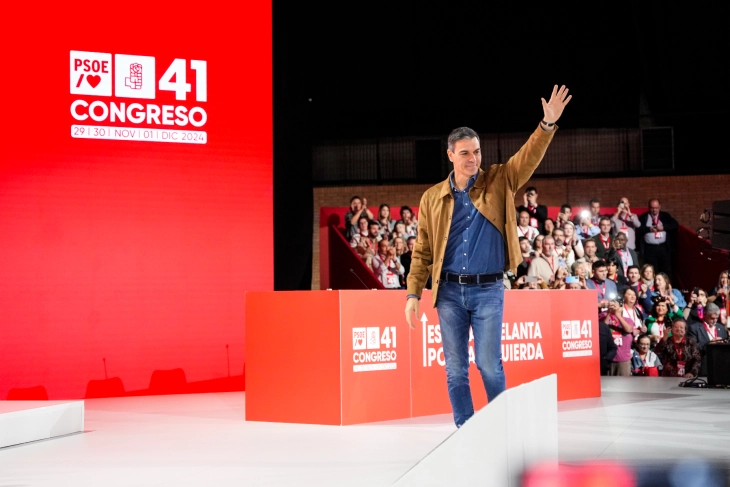 Spanish Prime Minister Sánchez confirmed as leader of his PSOE party