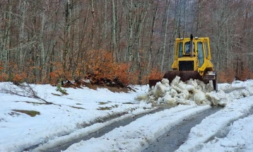 Во Маврови Анови наврна 61 сантиметри снег, а најстудено утрово на Попова Шапка - 3 степени