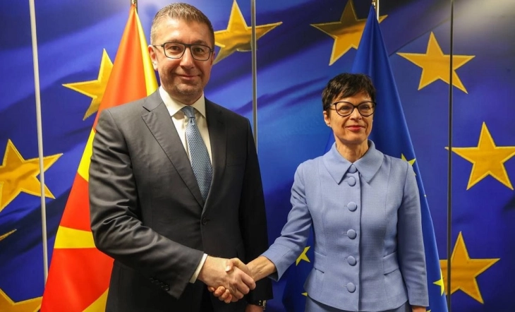 Mickoski meets Kos: We are ready to discuss everything that is principled, in the interest of our country and all citizens