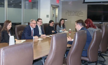 Minister Andonovski meets USAID representatives in Washington 