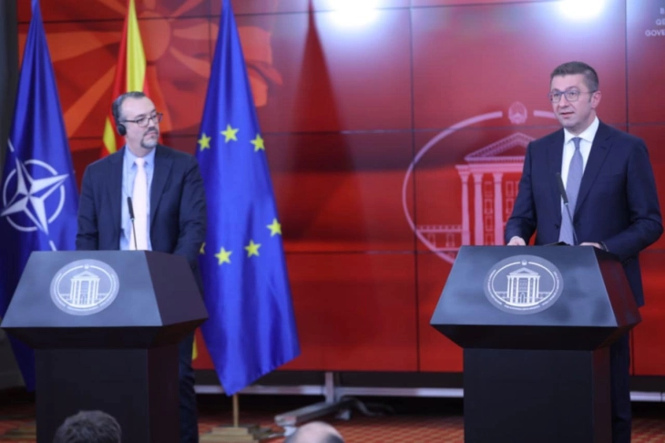 Mickoski – Kasanof: European integration remains a top strategic priority, US stands firmly with North Macedonia 