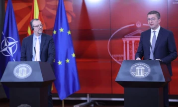 Mickoski – Kasanof: European integration remains a top strategic priority, US stands firmly with North Macedonia 