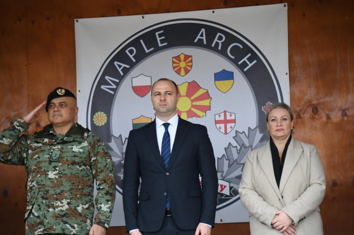 Macedonian army offers conditions for exercises according to NATO standards: minister