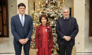 President Siljanovska Davkova had working lunch with EU ambassadors