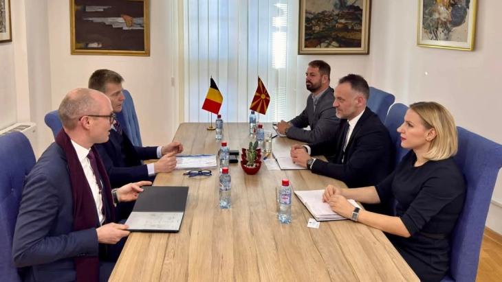 Deputy PM Fetai meets Belgian Ambassador Lambert