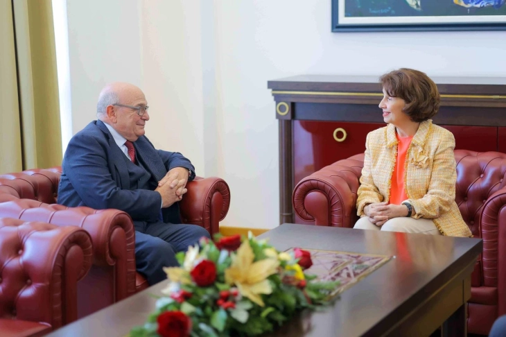 President Siljanovska-Davkova meets UK Special Envoy to Western Balkans, Lord Stuart Peach