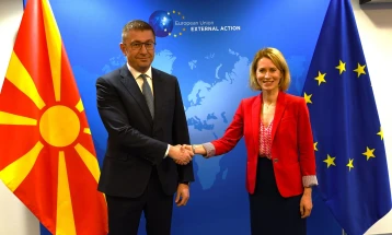 PM Mickoski meets EU High Representative for Foreign Affairs and Security Policy, Kallas 