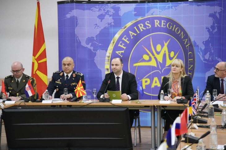 Misajlovski, Lafchiski, Domjančić address annual briefing of defense attachés