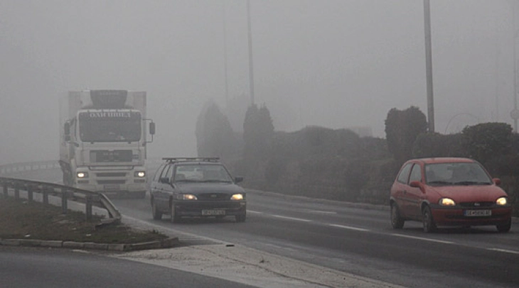 Traffic: Fog reduces visibility on several roads, Skopje-Istanbul flight cancelled