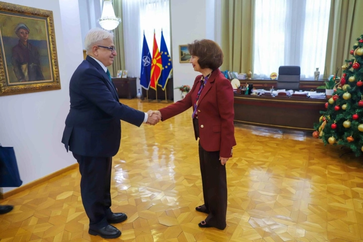 President Siljanovska-Davkova, Speaker Gashi meet with TIKA Vice President Çevik