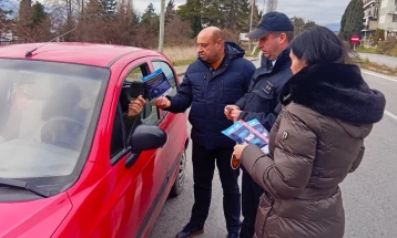 Акција на СВР Охрид „Користи зимска опрема, вози безбедно, вози одговорно“