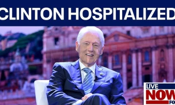 Bill Klinton u hospitalizua pasi pati temperaturë të lartë dhe ethe