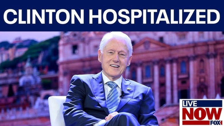 Former US president Bill Clinton in hospital following fever