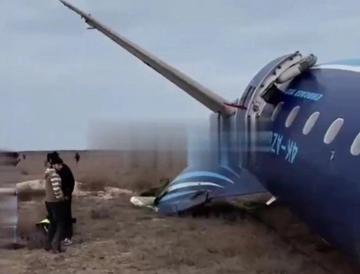 Azerbaijani passenger plane crashes in Kazakhstan