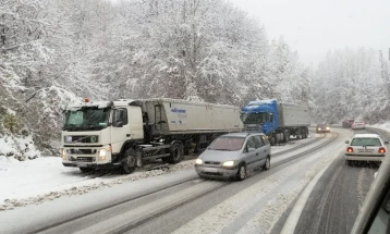 Heavy vehicles banned on several road sections due to snowfall