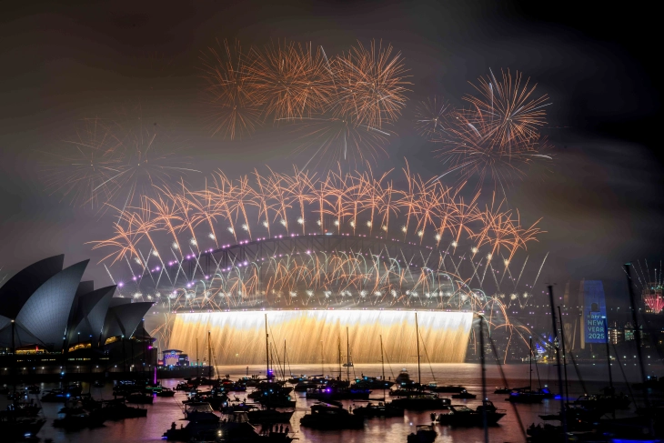 Sydney welcomes 2025 with iconic harbour spectacle