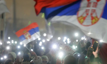 Thousands in Serbia usher in New Year with silent protest