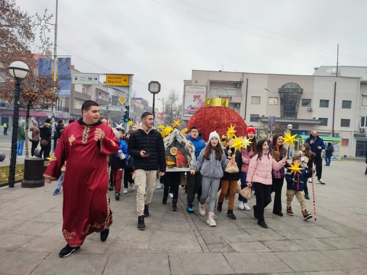 Бадникова поворка в понеделник во Кавадарци