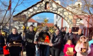 За првпат Бадникова литија во Чашка