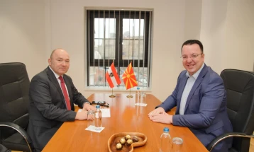 Takim pune e zëvendëskryeministrit Nikollovski me ambasadorin e Austrisë, Martin Pamer