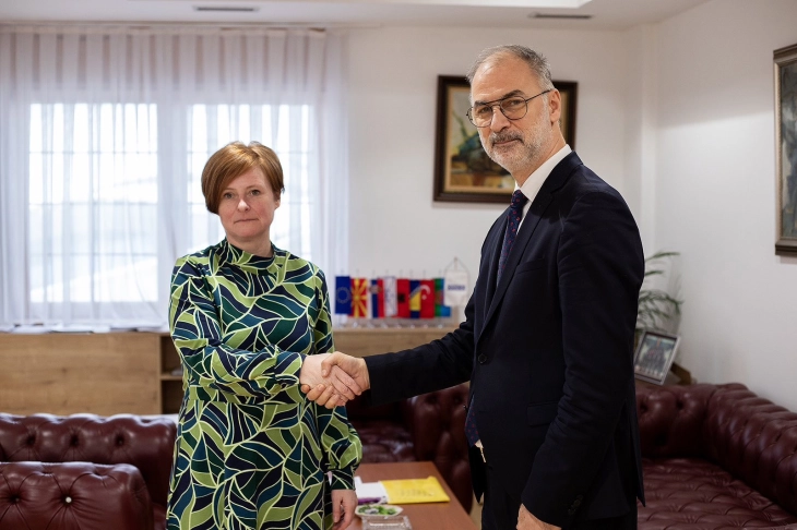 Deputy PM Stoilkovikj meets German Ambassador Drexler