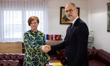 Deputy PM Stoilkovikj meets German Ambassador Drexler