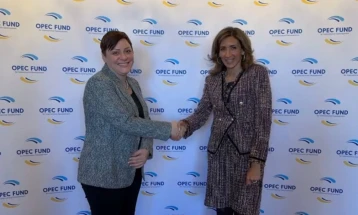 Finance Minister Dimitrieska-Kochoska meets OPEC Fund for International Development Vice President Al-Sheiby