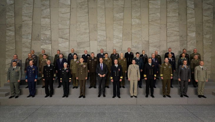 Chief of Defense Maj. Gen. Lafchiski attends NATO Military Committee Conference