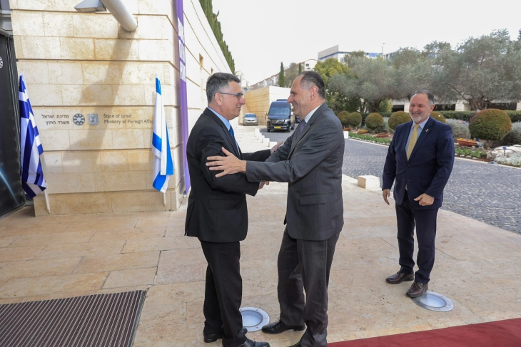 Герапетритис и Саар разговарале за унапредување на стратешката соработка меѓу Грција и Израел