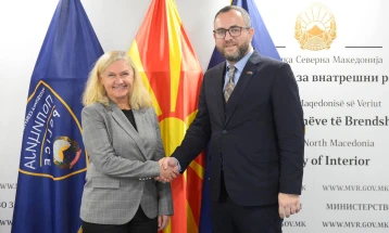 Средба на министерот Тошковски со норвешката амбасадорка Кристин Мелсом