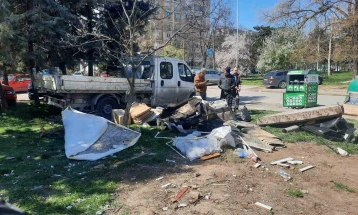 Largohen deponi ilegale në komunat Kisella Vodë, Qendër dhe Gjorçe Petrov