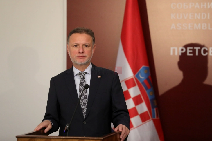 Croatian Parliament Speaker Jandroković extends condolences over Kochani nightclub fire to counterpart Gashi