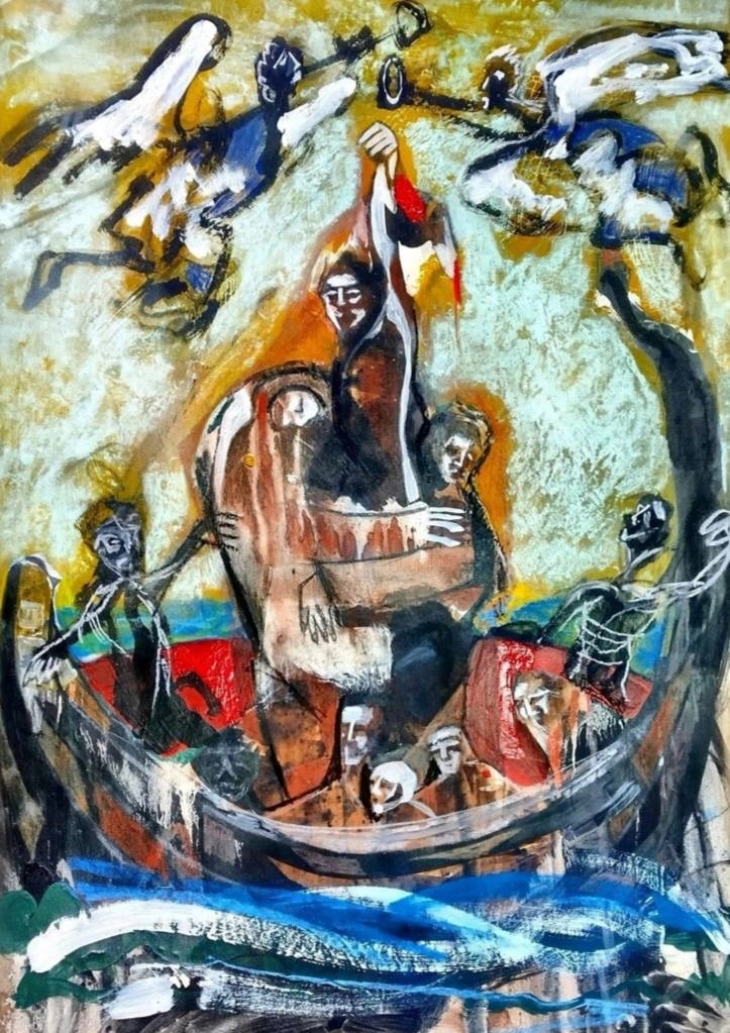 Museum of Skopje mounts memorial art exhibit dedicated to Zagorichani tragedy