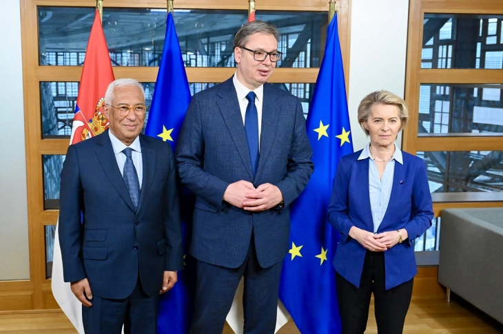 Кошта и Фон дер Лајен: Иднината на Србија е во ЕУ 