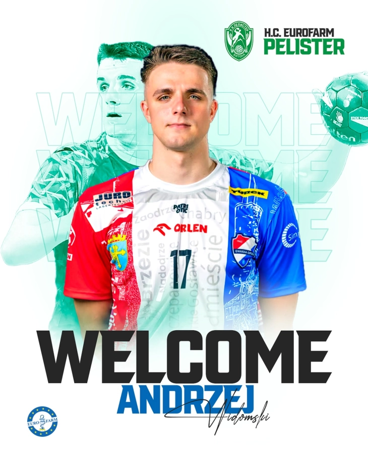 Еурофарм Пелистер се засили за следната сезона со полскиот репрезентативец Видомски