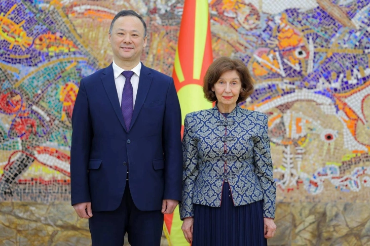President Siljanovska-Davkova receives credentials of new Ambassador of Kyrgyzstan