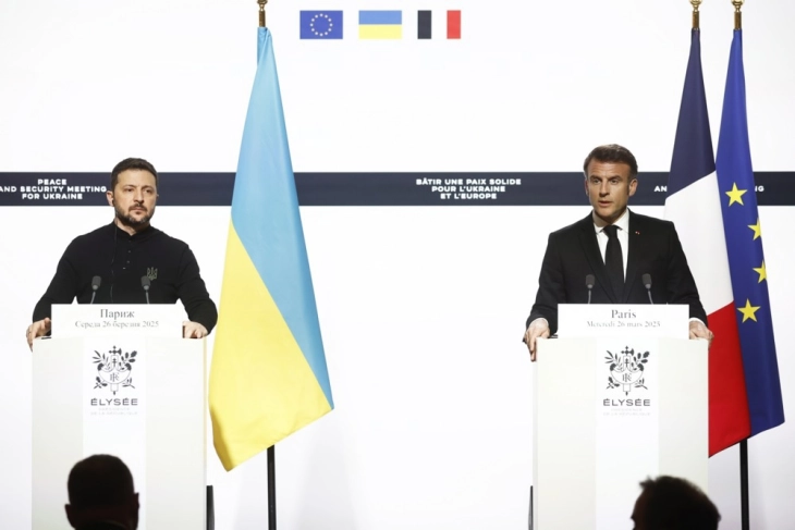 Макрон по средбата со Зеленски: Европа стои зад Украина