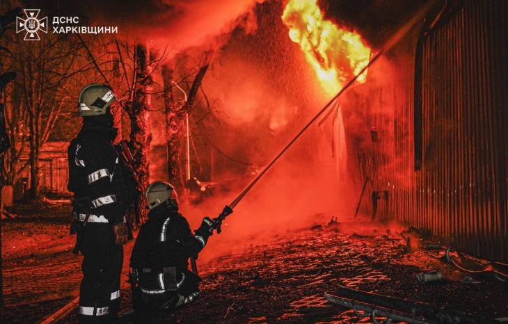 Масивен руски напад со дронови врз Харков