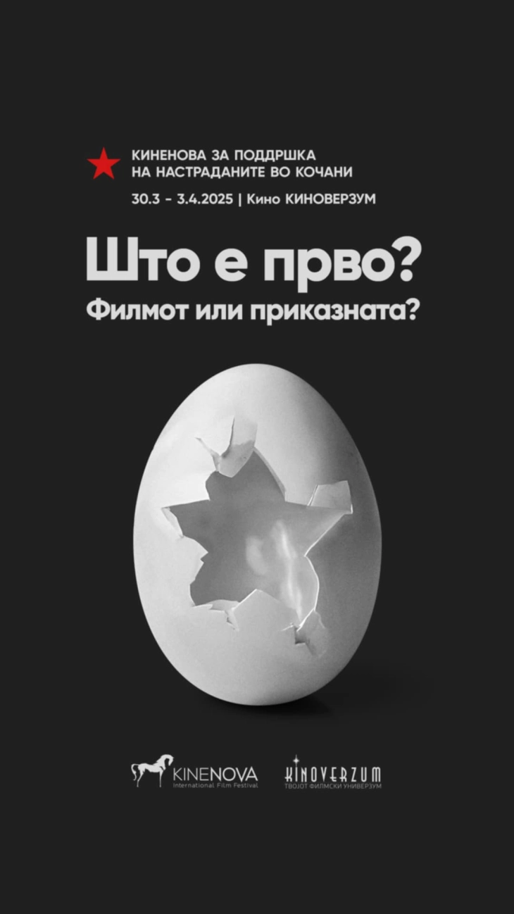 Проекции на КИНЕНОВА, собраниот приход за семејствата на настраданите во Кочани