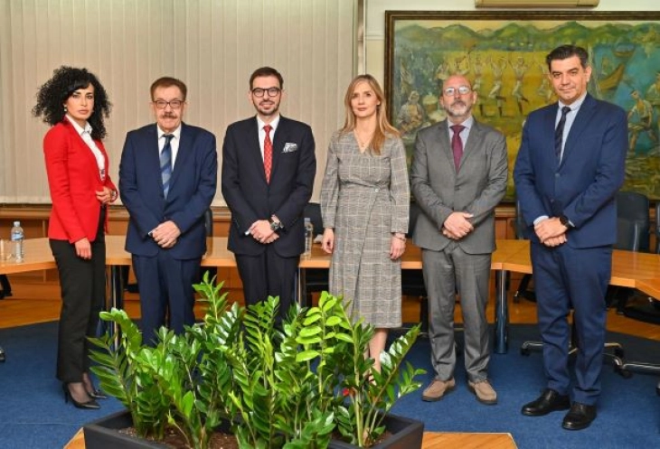 Работен состанок со претставници на Централната банка на Италија за размена на искуства против фалсификувањето пари